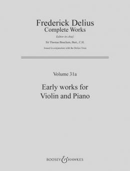 Early Works For Violin & Piano GA VIII/31a 