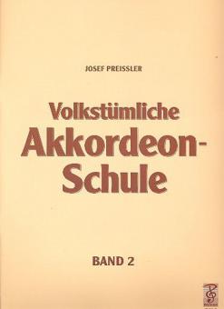 Volkstümliche Akkordeonschule 2 