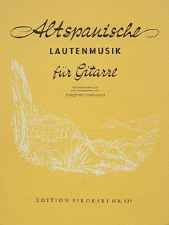 Alte europäische Lautenmusik für Gitarre Heft 5 