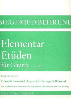 Elementar-Etüden für Gitarre 2 