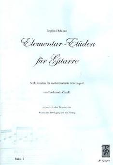 Elementar-Etüden für Gitarre 4 