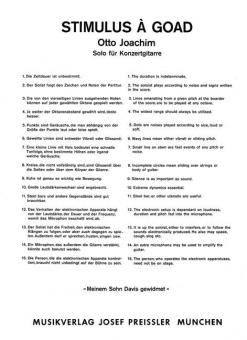 Stimulus à Goad Guitare 