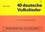40 Deutsche Volkslieder, 1 