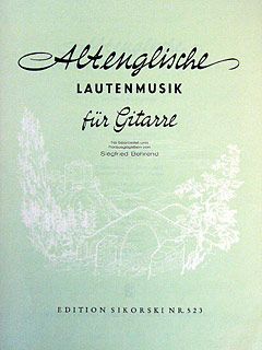 Alte europäische Lautenmusik für Gitarre Heft 1 