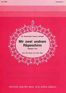 Mir zwei undrem Rägeschirm 