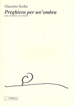 Preghiera Per Un Ombra Clarinette Seule 
