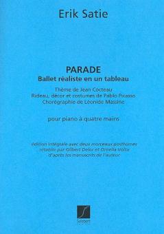 Parade Piano 4 Mains Reduction Nouvelle Edition 
