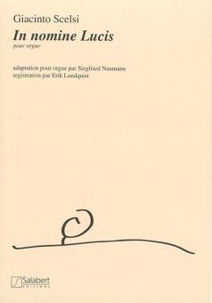 In Nomine Lucis pour Orgue 