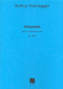 Paduana Violoncelle Seul 