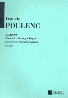 Aubade Concerto pour Piano et 18 Instruments Parti 
