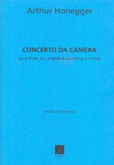 Concerto da Camera für Flöte Englischhorn und Streichorchester 