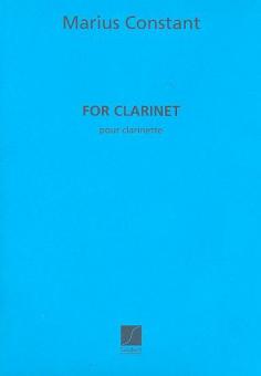 For Clarinet Clarinette Seule 