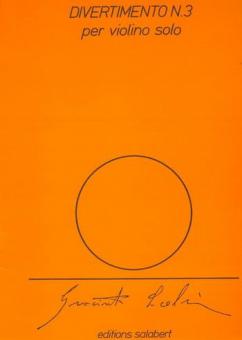 Divertimento Nr. 3 Violon Seul 