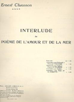 Interlude Du Poeme De L'amour... 