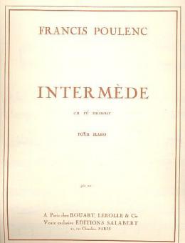 Intermede En Re Mineur Piano 