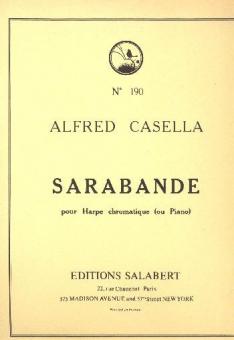Sarabande Harpe ou Piano 
