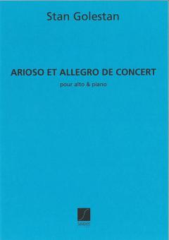 Arioso et Allegro Alto/Piano Reduction 