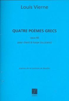 Quatre Poemes Grecs, op. 60 pour Chant e Piano 