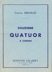 Quatuor Op. 252 Nr. 12 Poche 