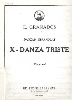 Danza Triste Nr.10 Danses Espagnoles Piano 