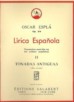 Lirica Espanola Nr.2 Tonadas Antiguas 