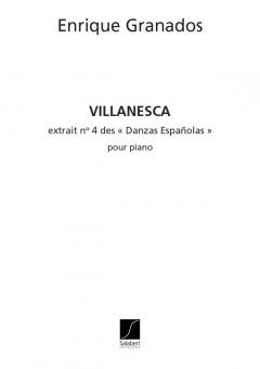 Villanesca Nr.4 Des Danses Espagnoles Piano 