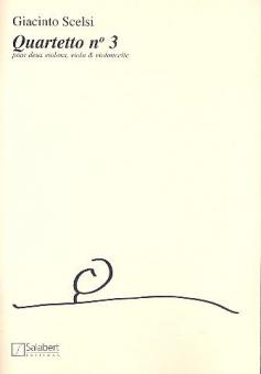 Quartetto Nr. 3 2 Violons Alto et Violoncelle Partition 