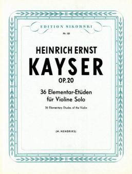 36 Elementar-Etüden 