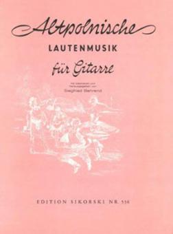 Alte europäische Lautenmusik für Gitarre Heft 6 
