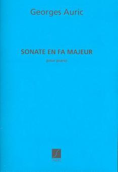 Sonate En Fa Maj. Piano 