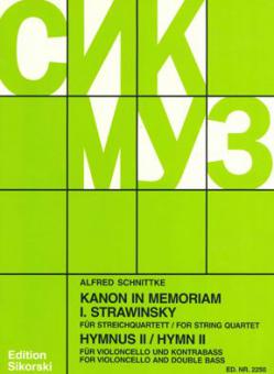 Hymnus II / Kanon in memoriam 