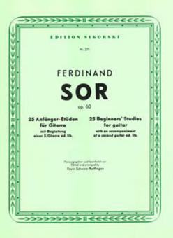 25 Anfänger-Etüden op. 60 