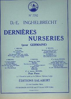 Nursery Vol.6 Dernieres Nurseries Piano 