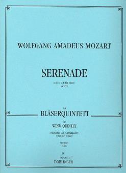 Serenade Es-Dur KV 375 für Bläserquintett 