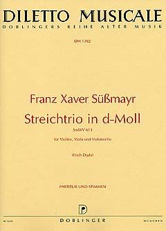 Streichtrio in d-Moll für Violine, Viola und Violoncello 