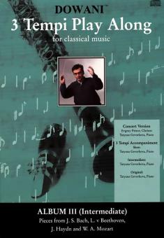 Album III für Klarinette in Bb und Klavier 