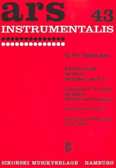 Konzert D-Dur für Horn (D), Streicher und Bc 