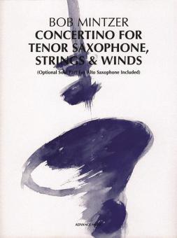 Concertino For Tenor Or Alto Saxophone, Strings And Winds 
