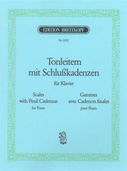 Tonleitern mit Schlusskadenzen 