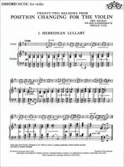 Position Changing For Violin 