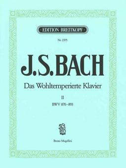 Das Wohltemperierte Klavier Teil 2 