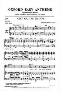 Cry Out With Joy 