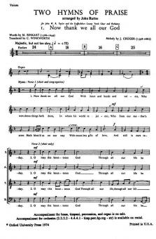 Now Thank We All Our God 