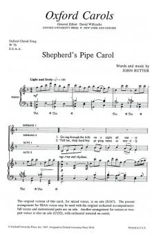 Shepherd's Pipe Carol 