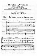 We Have Heard With Our Ears 