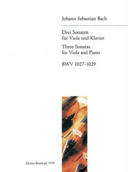 3 Sonaten BWV 1027-1029 