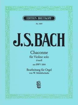 Chaconne aus der Partita in d-Moll BWV 1004 