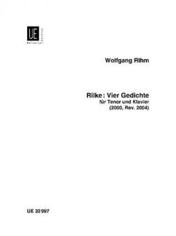 Rilke: 4 Gedichte für Tenor und Klavier 