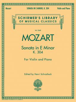 Sonata In e Minor for Violin and Piano K.304 