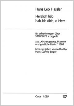 Herzlich lieb hab ich dich, o Herr 